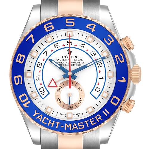 Photo of Rolex Yachtmaster II Regatta Steel Rose Gold Mens Watch 116681