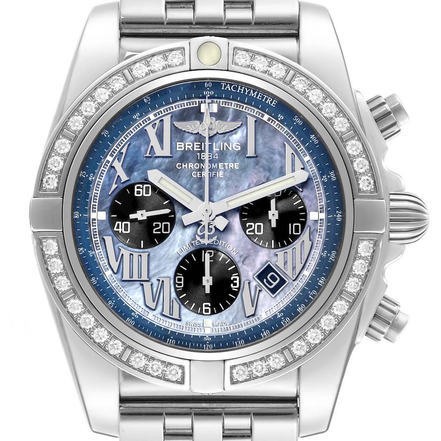 Breitling Chronomat Stainless Steel AB0111 Stock 65085 SwissWatchExpo