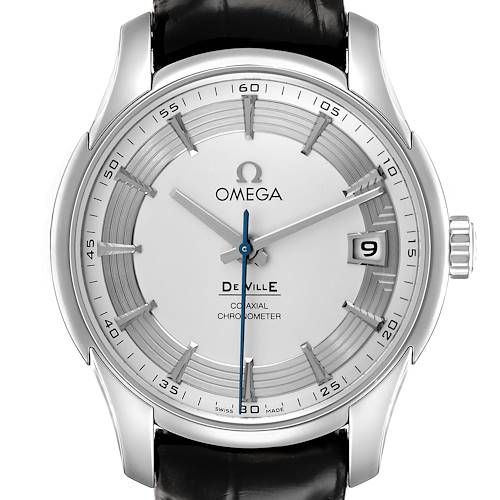 Photo of Omega DeVille Hour Vision Silver Dial Steel Watch 431.33.41.21.02.001 Box Card