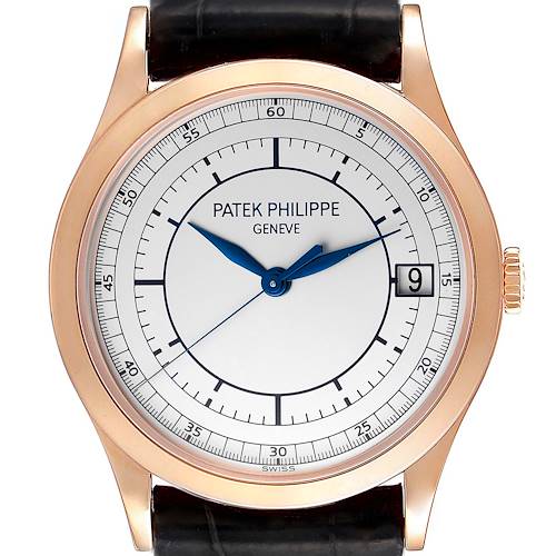 Photo of Patek Philippe Calatrava 18k Rose Gold Automatic Mens Watch 5296 Box Papers