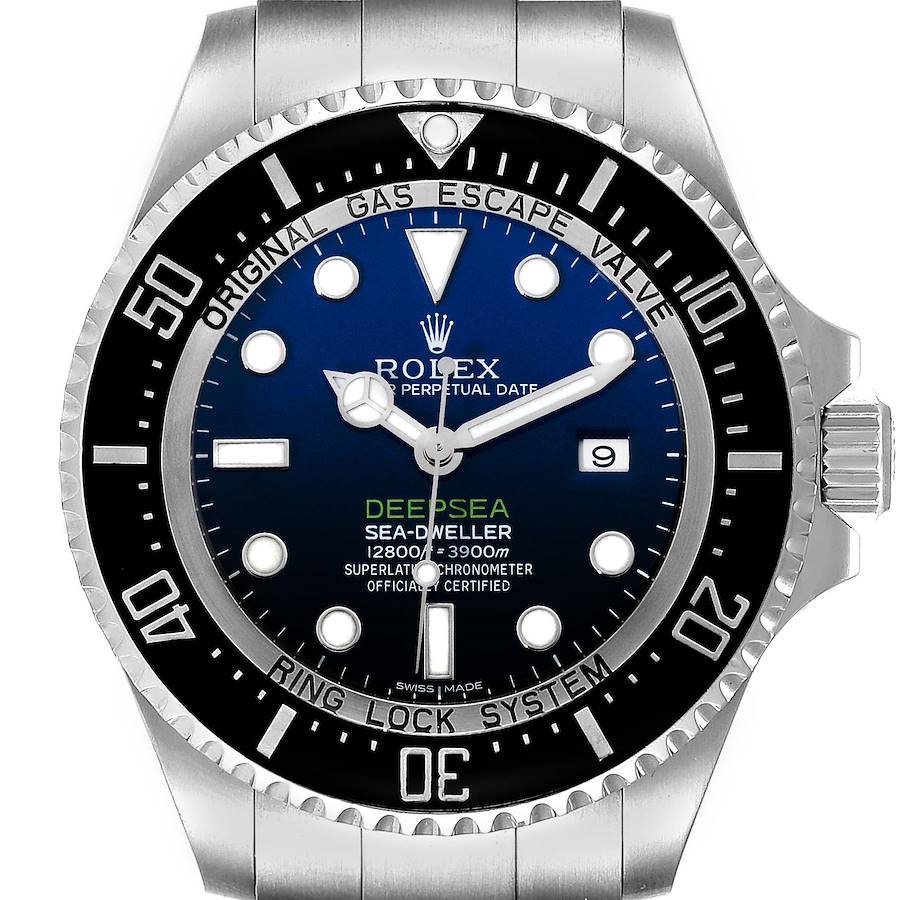 Rolex Seadweller Deepsea Cameron D-Blue Steel Mens Watch 116660 SwissWatchExpo