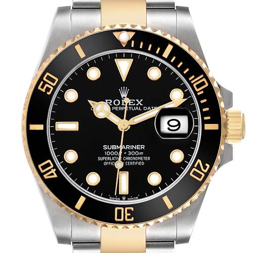Photo of Rolex Submariner 41 Steel Yellow Gold Mens Watch 126613 Box Card