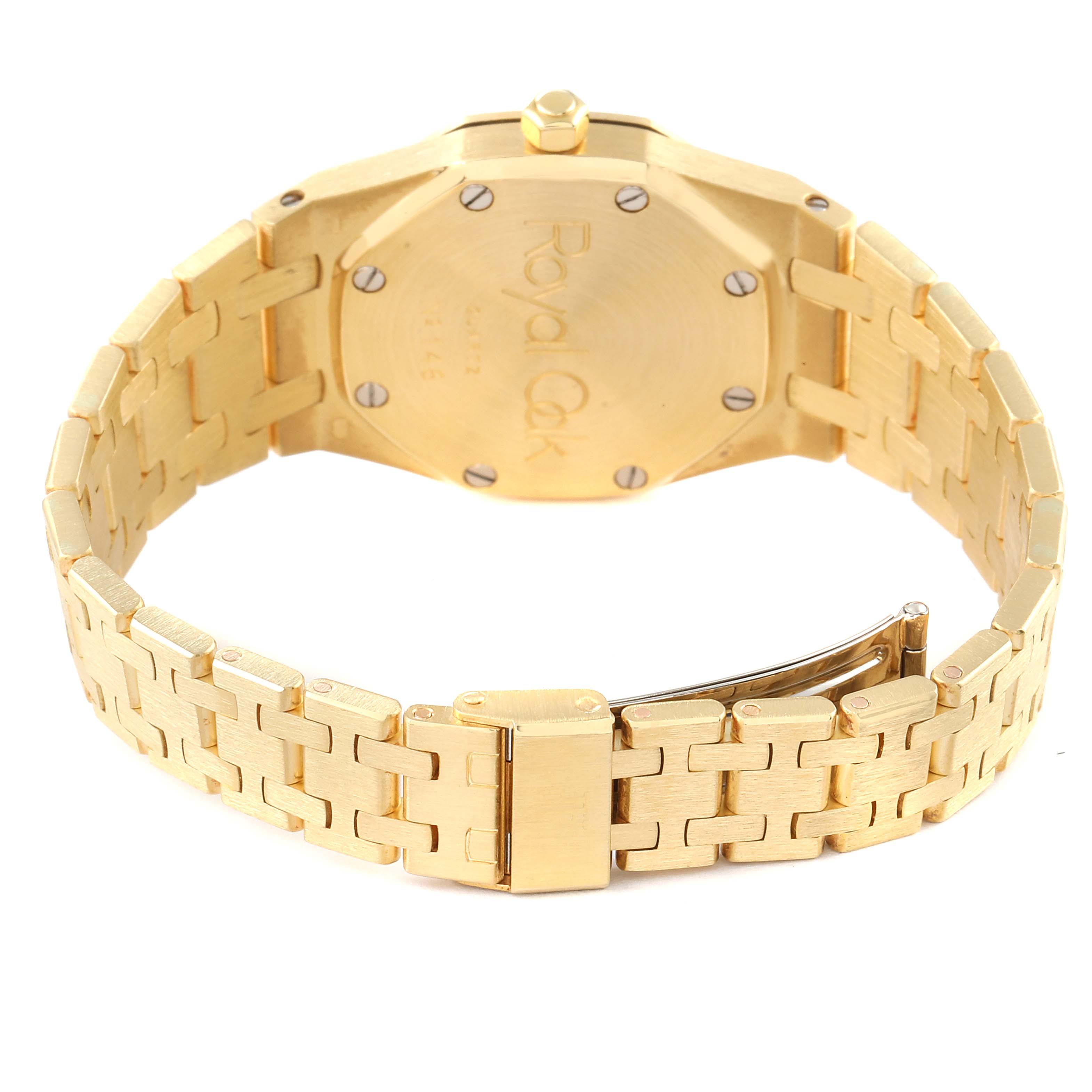 Audemars Piguet Royal Oak Yellow Gold Diamond Ladies Watch 56271BA ...