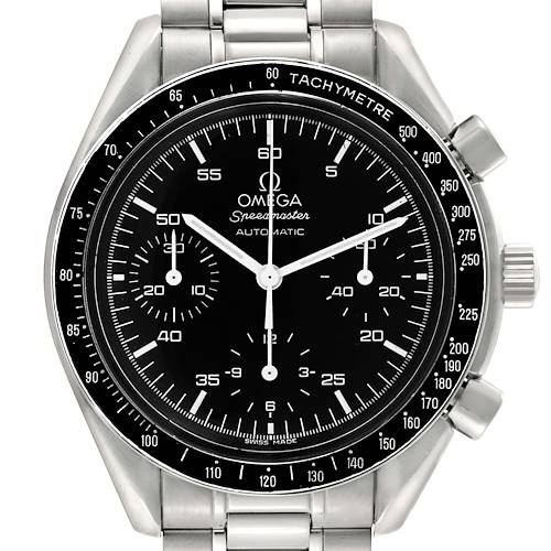 Photo of Omega Speedmaster Reduced Chronograph Hesalite Steel Mens Watch 3510.50.00