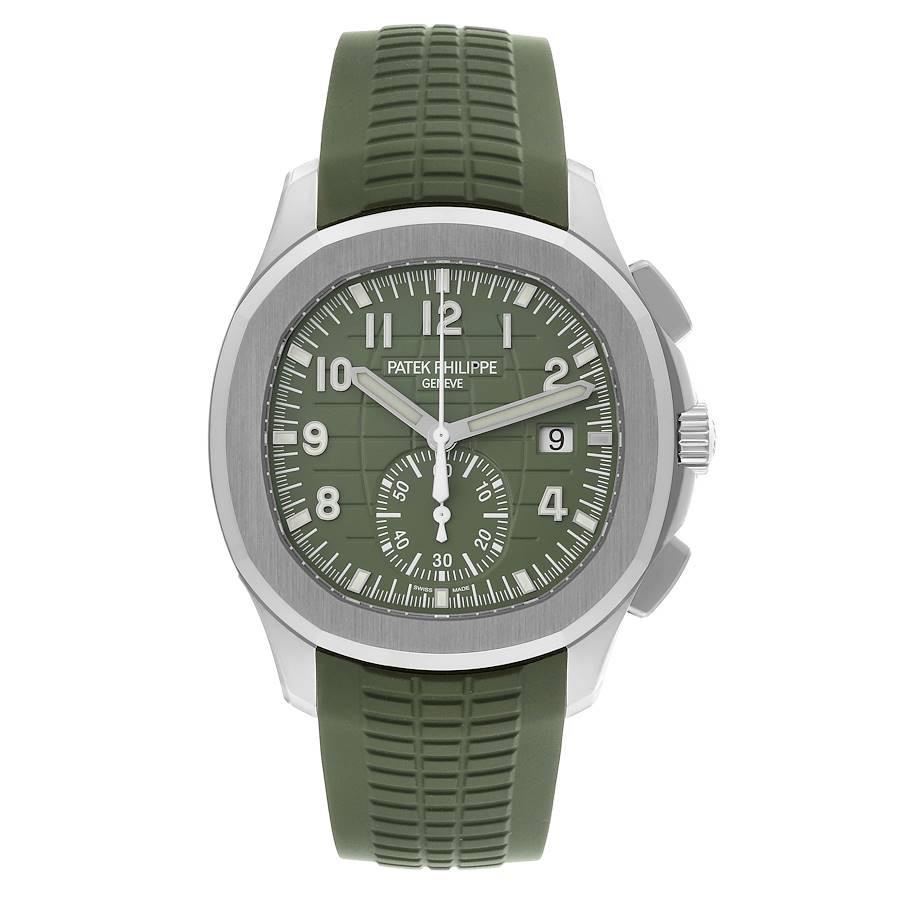 Patek philippe green rubber strap hotsell