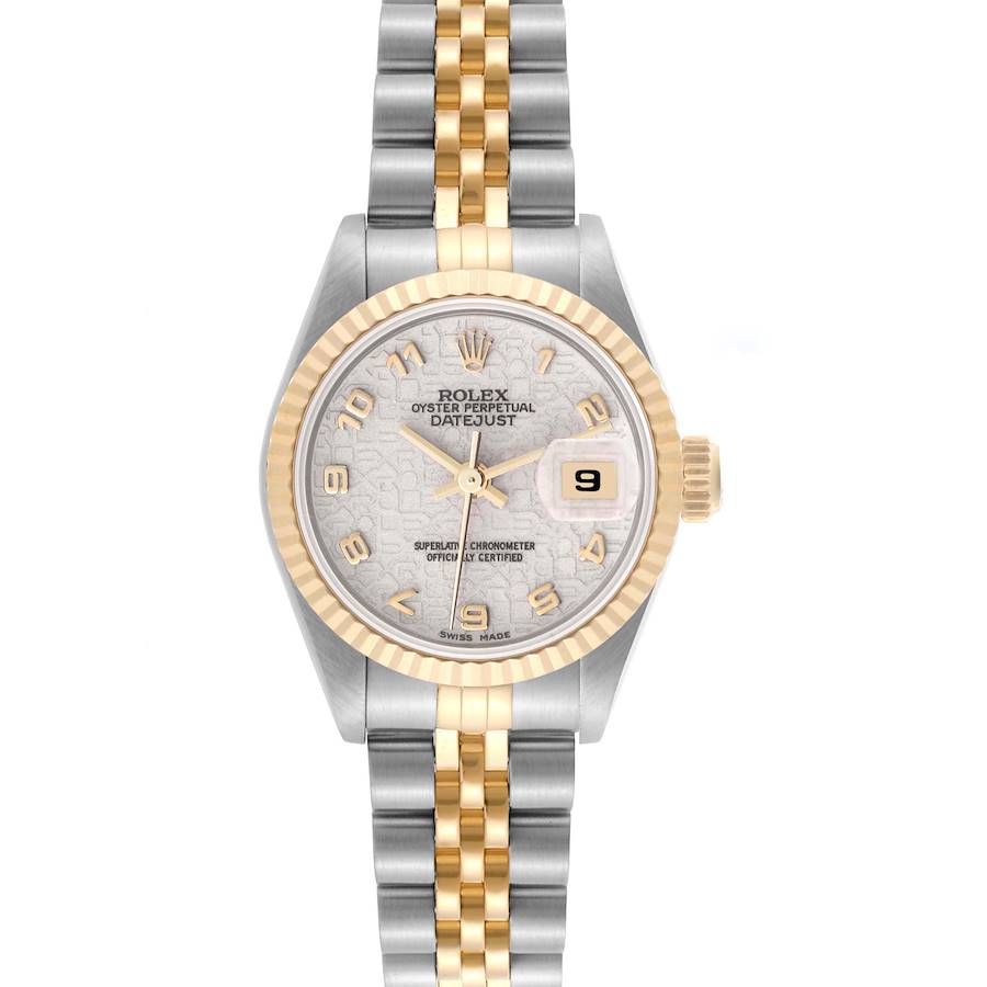 Rolex Datejust Ivory Dial Steel Yellow Gold Ladies Watch 69173 SwissWatchExpo