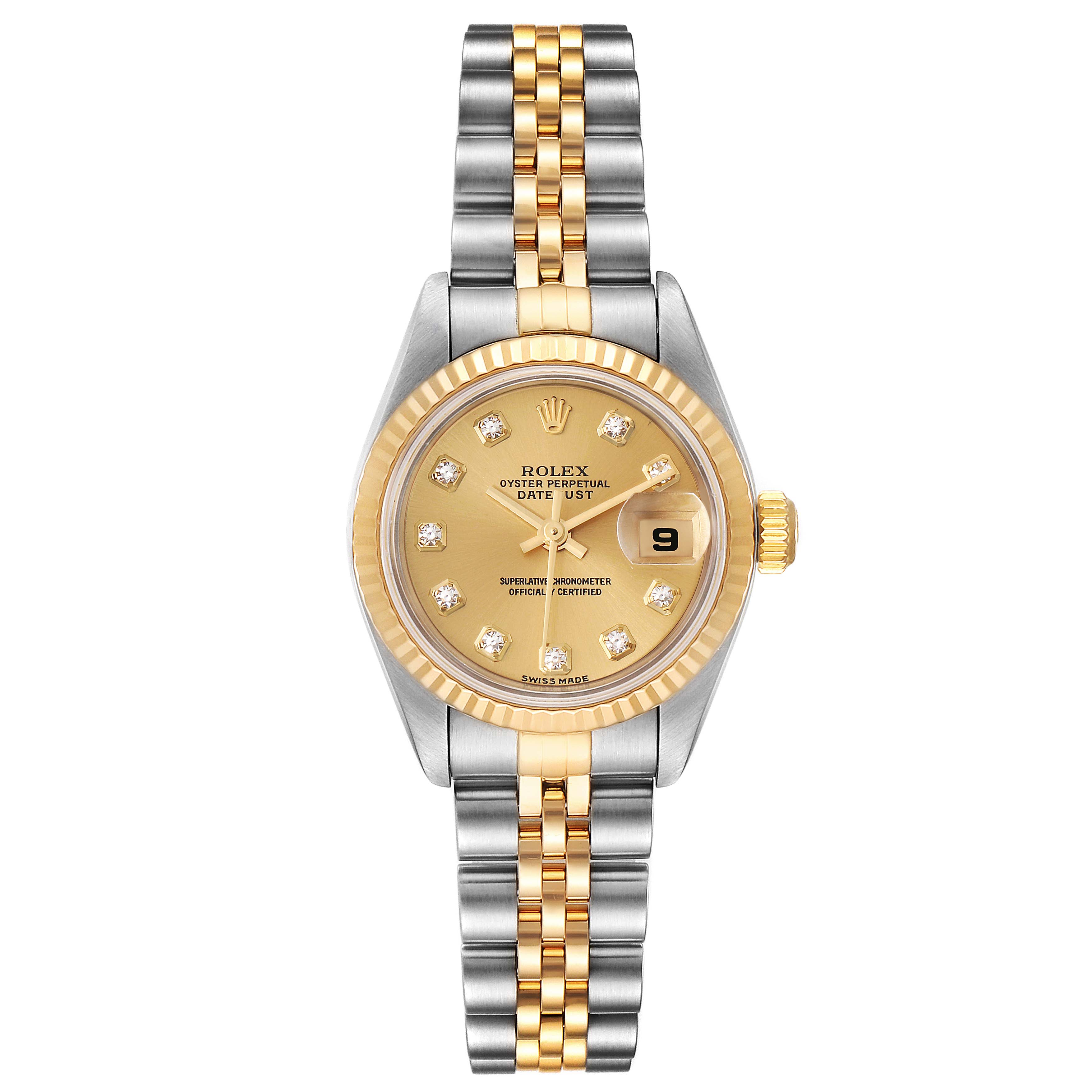 ROLEX ロレックス ゴールド 69173 79173 金属ベルト ジュビリー rolex-datejust-steel-yellow-