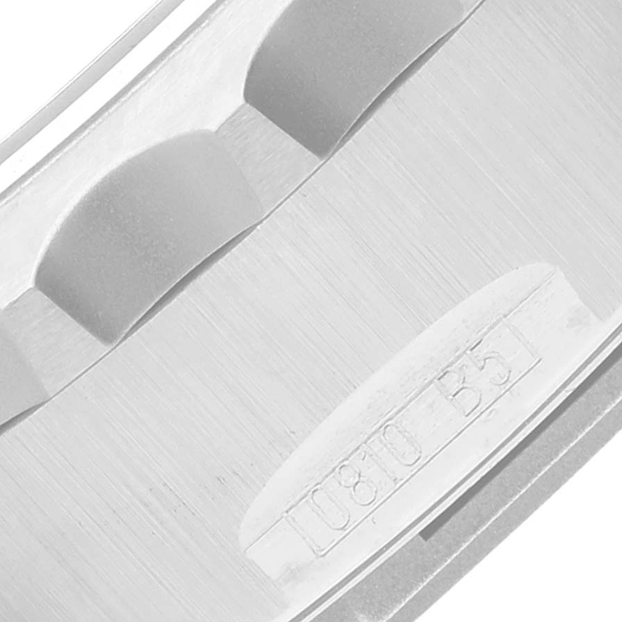 This image shows a close-up of the bracelet clasp of a Breitling Professional Series A78365 Men's Stainless Steel Silver Dial A78365 Men's Stainless Steel Silver Dial watch.