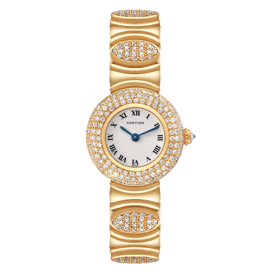 Cartier Ladies Colisee Ref-1980 18K Yellow Gold Bj-1991