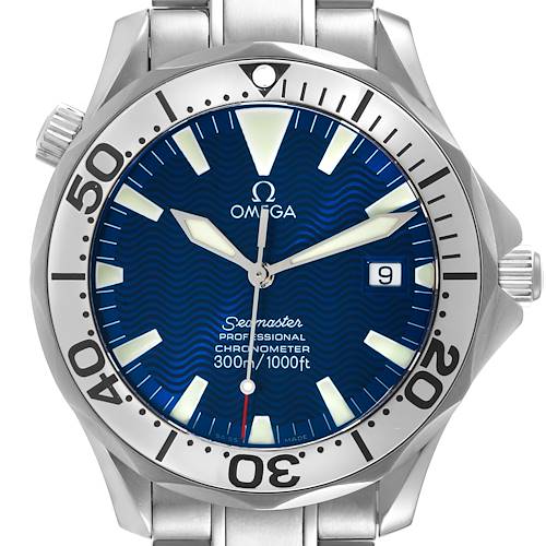Photo of Omega Seamaster 300M Blue Dial Steel Mens Watch 2255.80.00