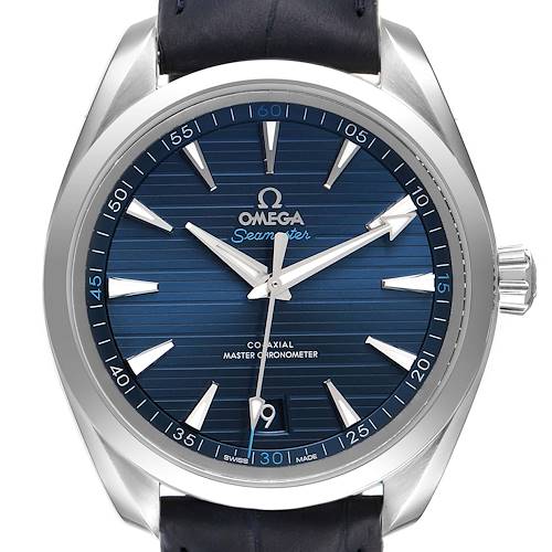 Photo of Omega Seamaster Aqua Terra Blue Dial Steel Mens Watch 220.13.41.21.03.001 Unworn