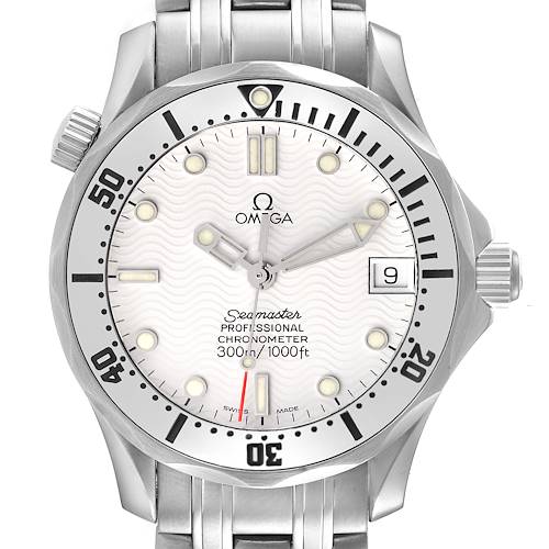 Photo of Omega Seamaster Midsize Steel White Dial Mens Watch 2552.20.00