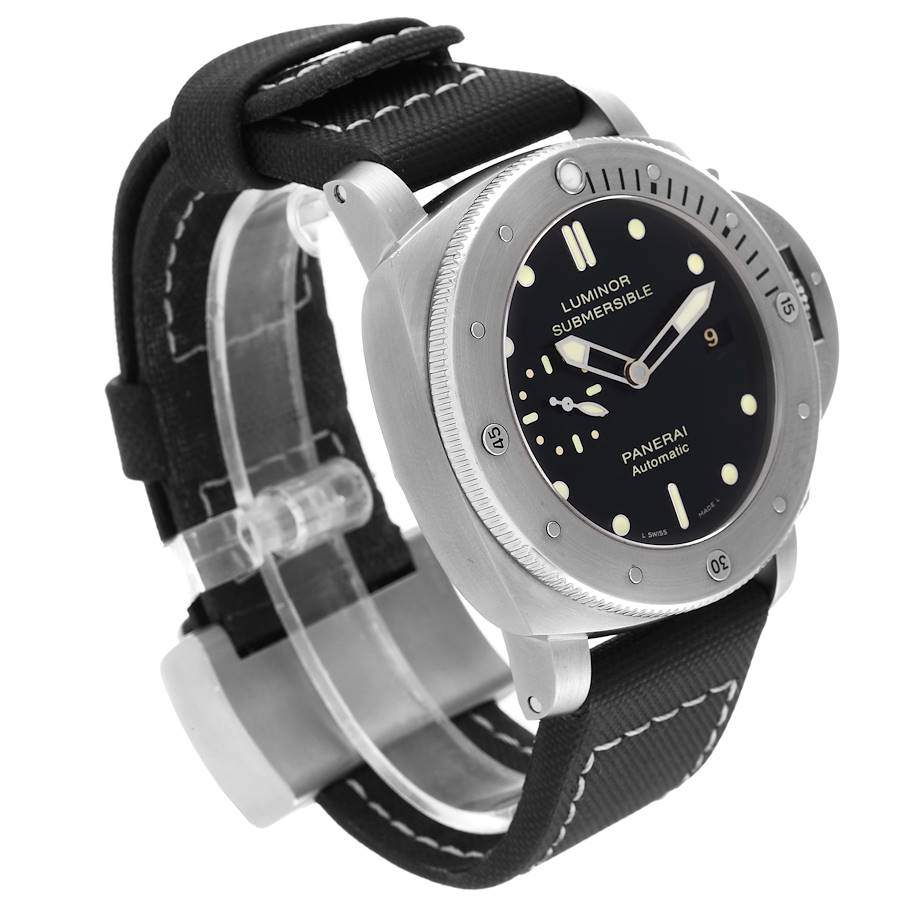 Panerai Submersible 1950 47mm Titanium Mens Watch PAM00305 Box