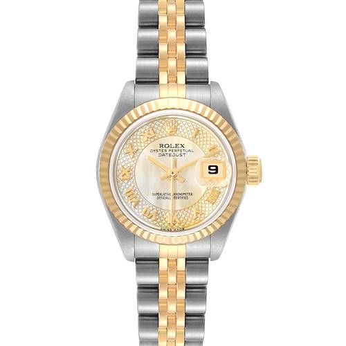 Photo of Rolex Datejust Steel Yellow Gold MOP Dial Ladies Watch 79173