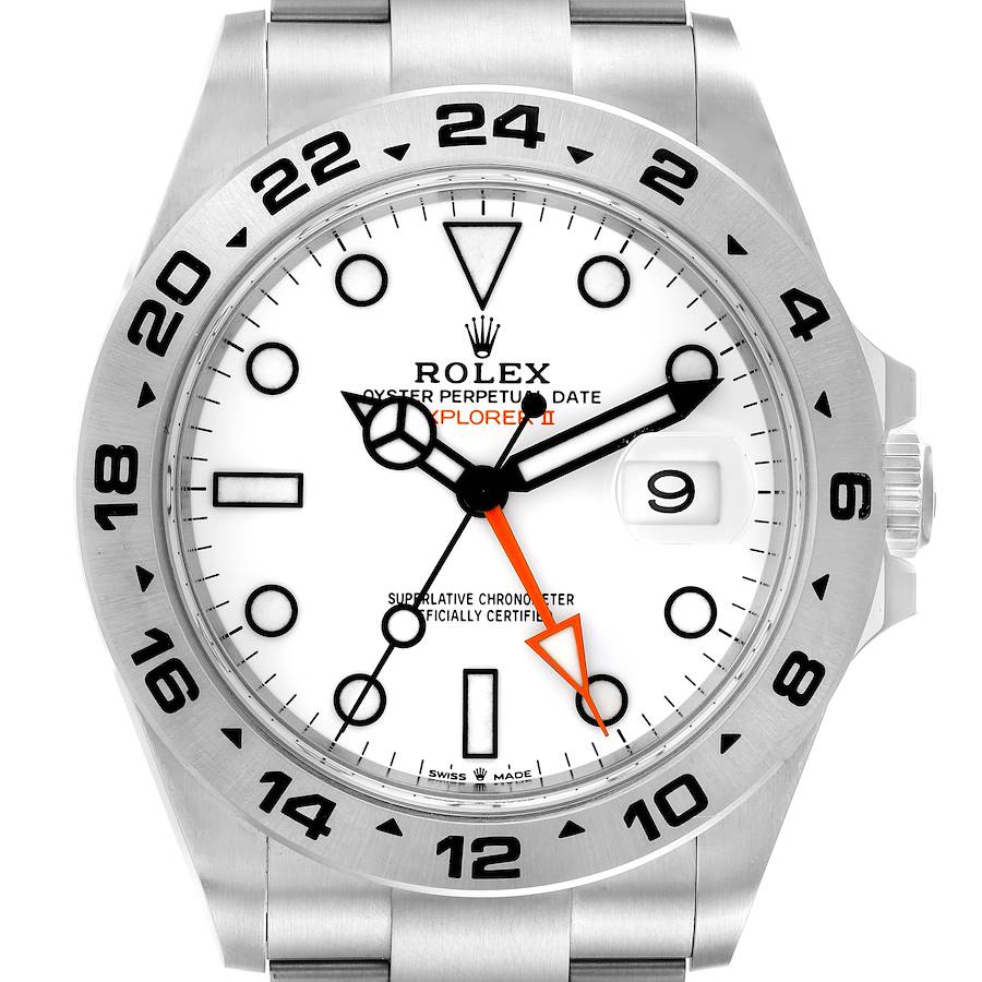 NOT FOR SALE Rolex Explorer II 42 White Dial Orange Hand Steel Mens Watch 226570 Unworn PARTIAL PAYMENT SwissWatchExpo