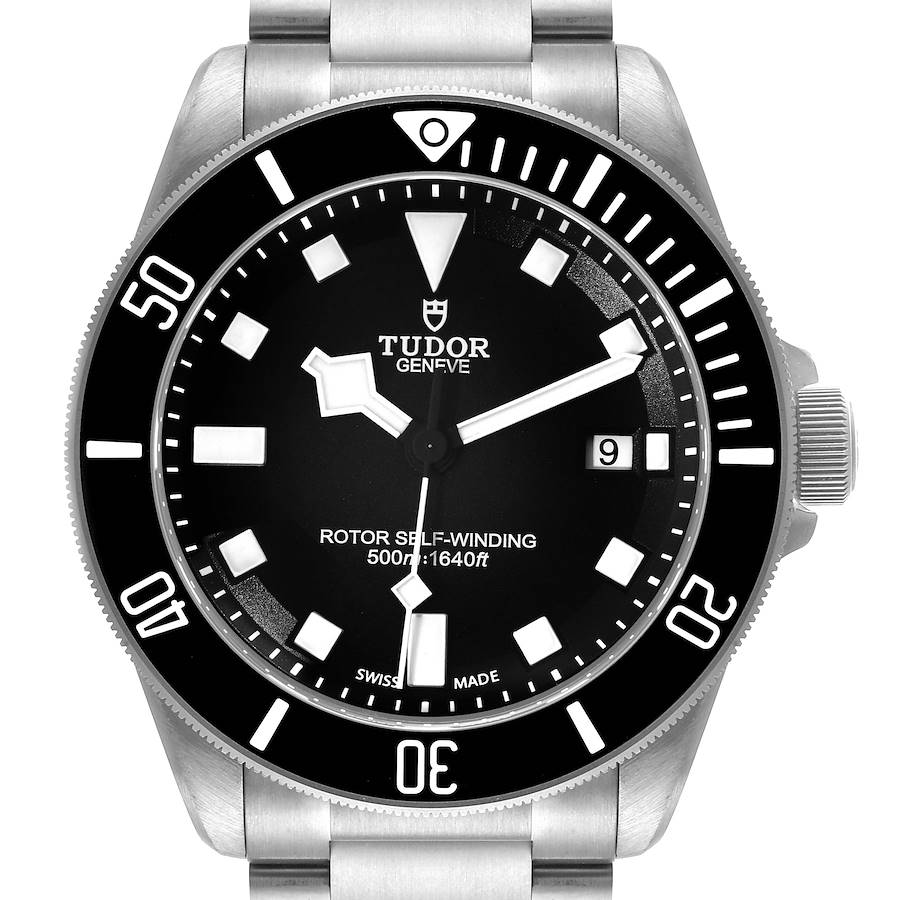 Tudor Pelagos Titanium Steel Black Dial Mens Watch 25500TN SwissWatchExpo