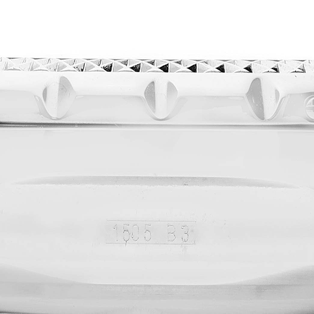 The image shows a close-up of the bezel and side view of a Breitling Bentley A44362 Men's Stainless Steel Brown Dial A44362 Men's Stainless Steel Brown Dial watch.