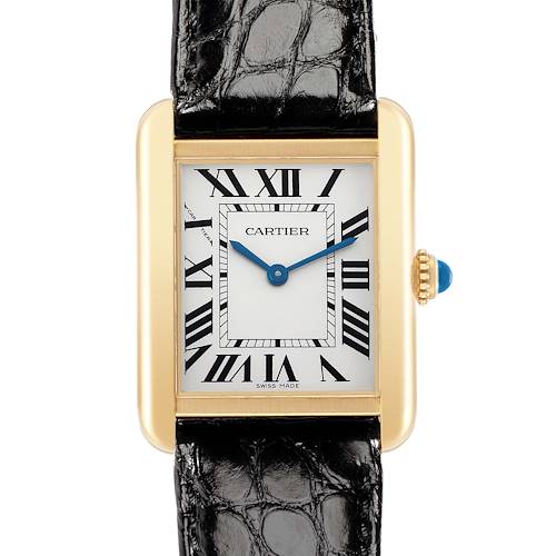 Photo of Cartier Tank Solo Steel Yellow Gold Ladies Watch W5200002