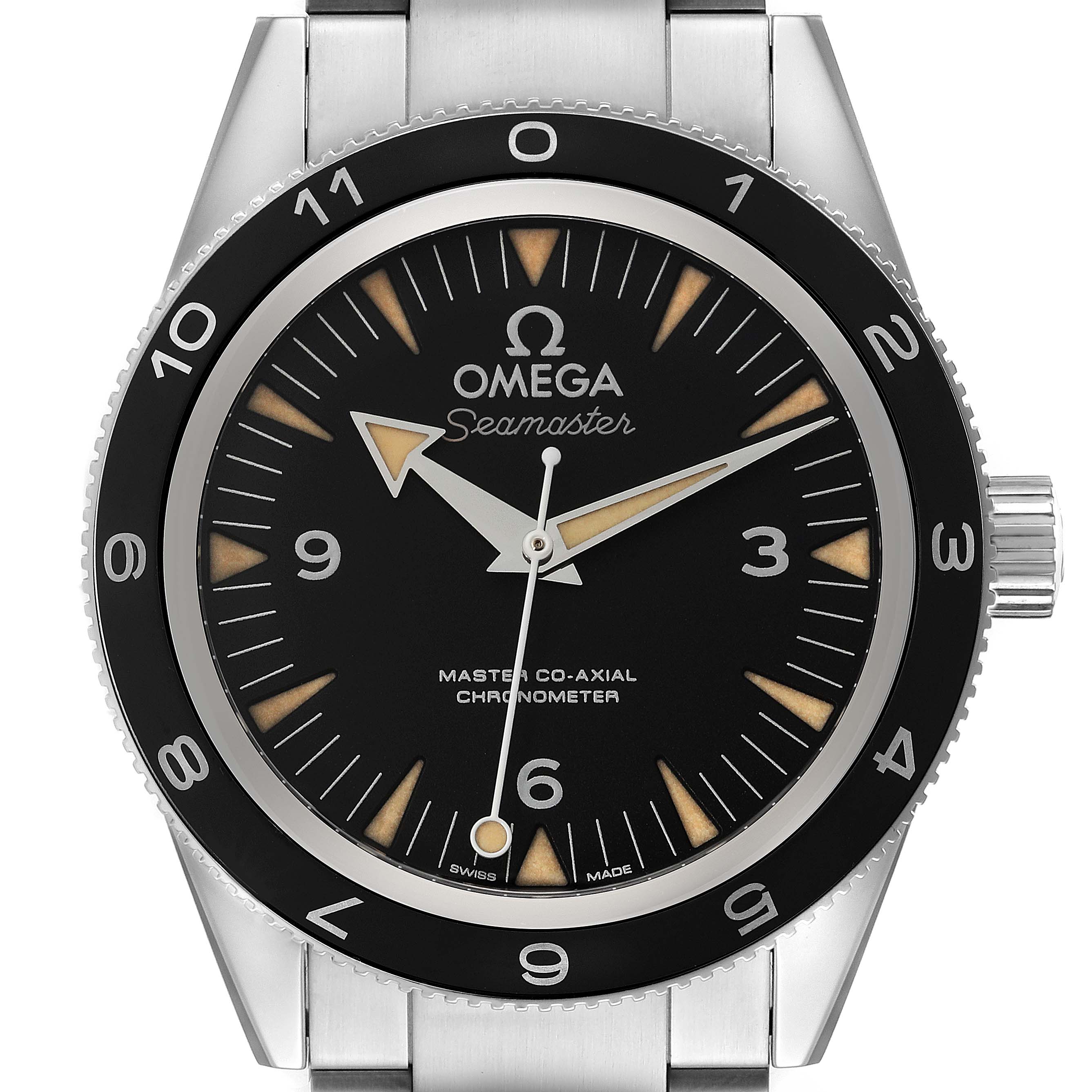 Seamaster Black ceramic Anti-magnetic Watch 210.92.44.20.01.001