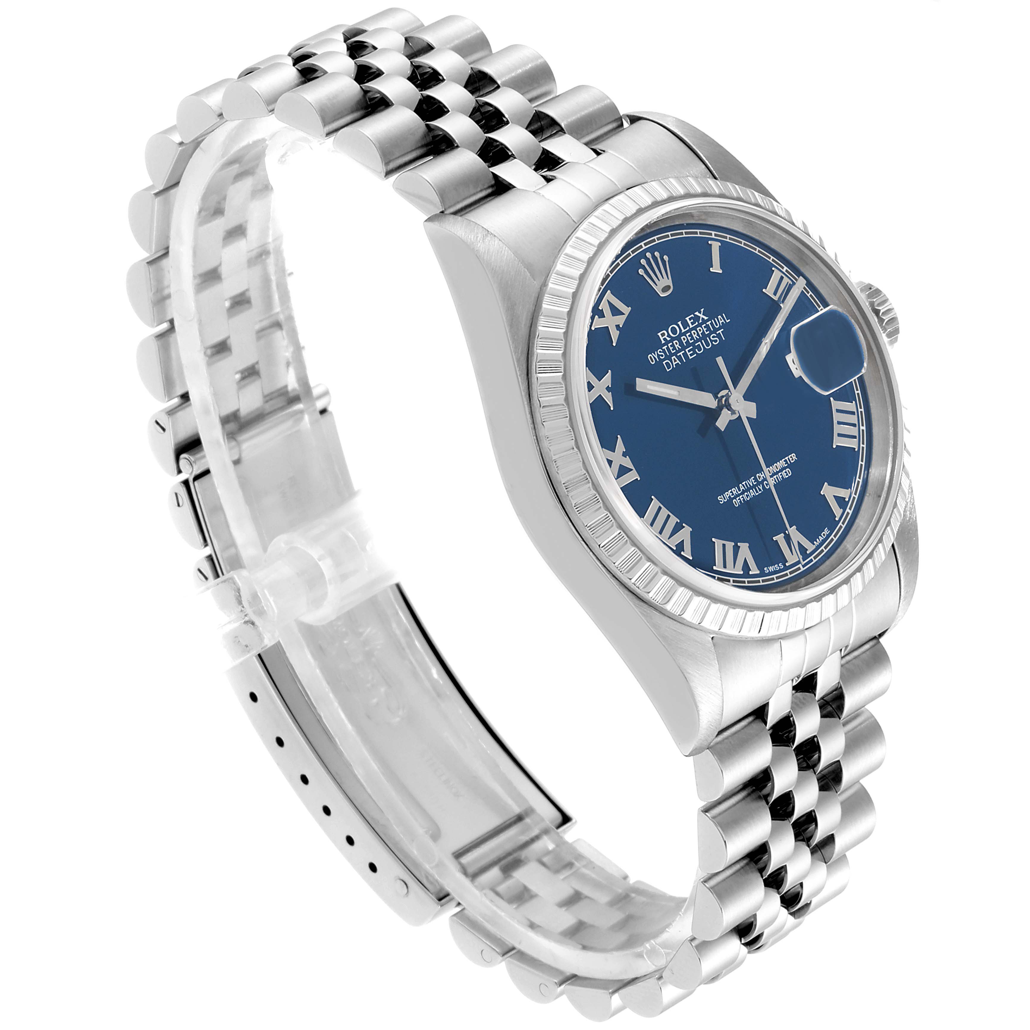 rolex 16220 blue dial