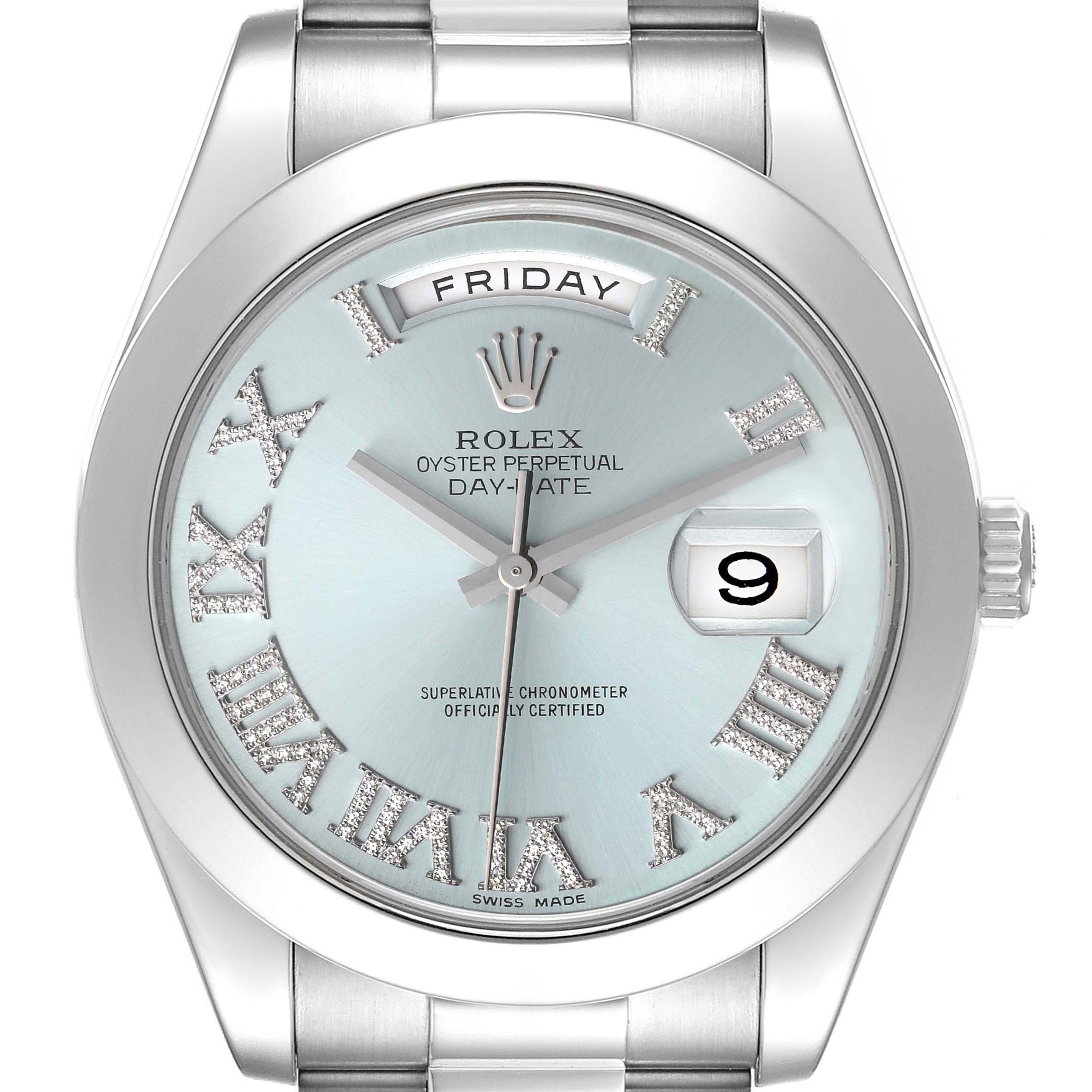 スペースモリー　2019 LIMITED 550 Rolex President Platinum 218206 | Stock 47034 | SwissWatchExpo