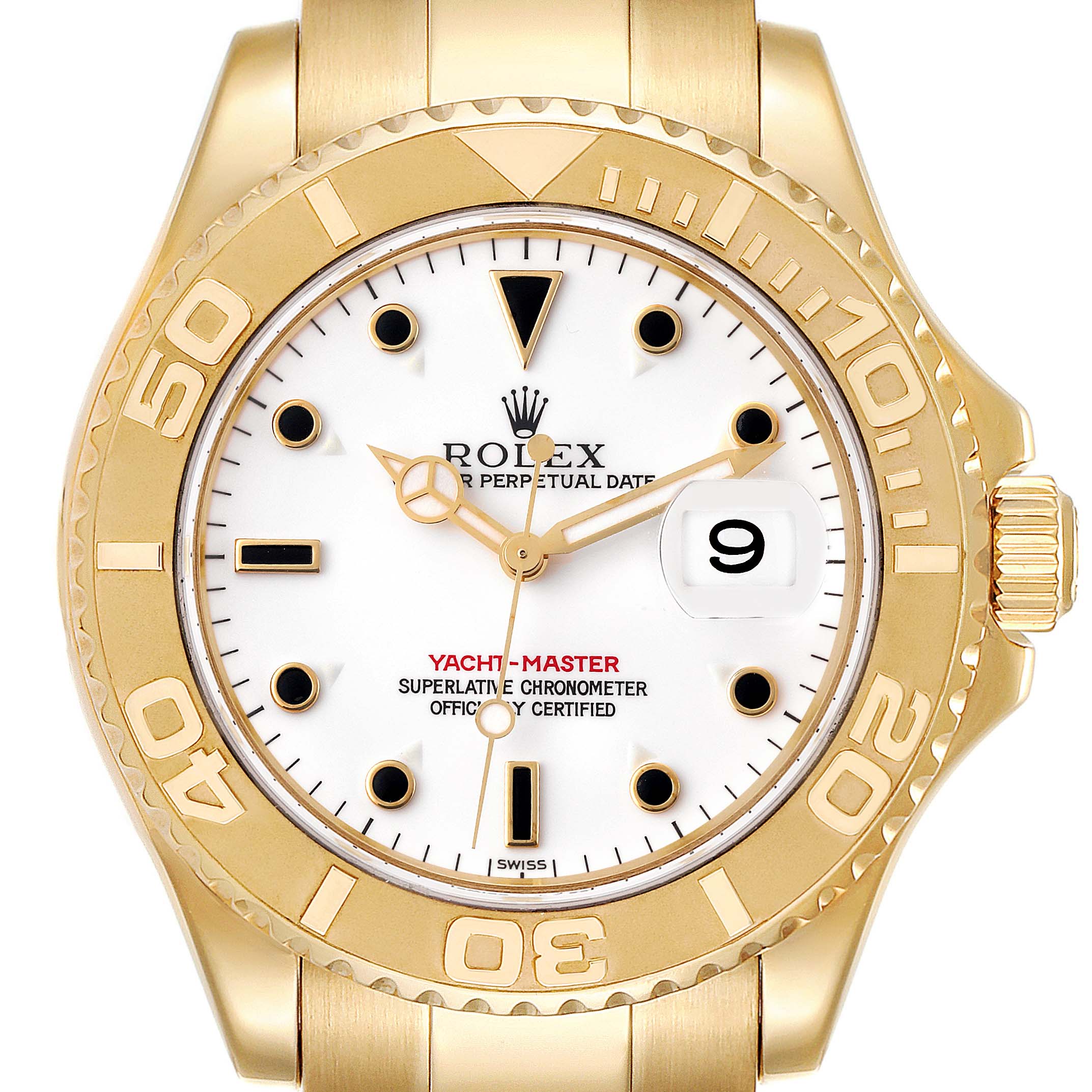 Rolex yacht master 2025 40 yellow gold