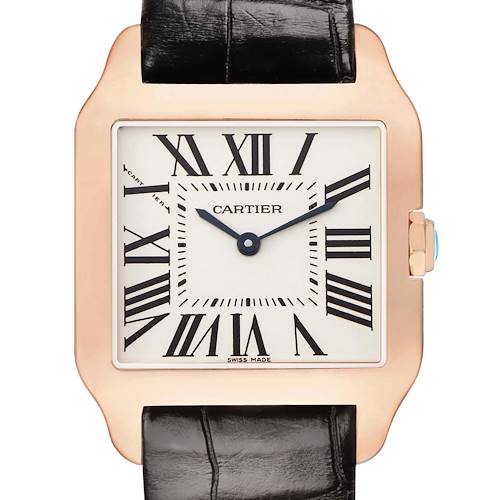 Photo of Cartier Santos Dumont Small 18k Rose Gold Mens Watch W2009251
