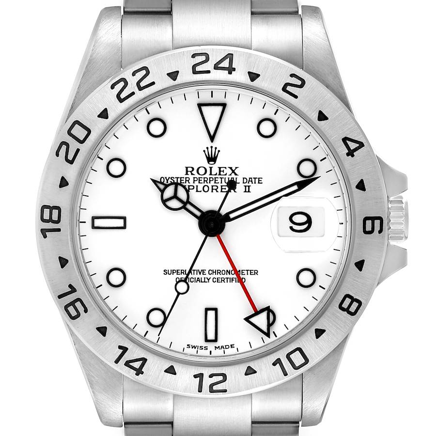NOT FOR SALE Rolex Explorer II 40mm Polar White Dial Steel Mens Watch 16570 Box Papers PARTIAL PAYMENT SwissWatchExpo