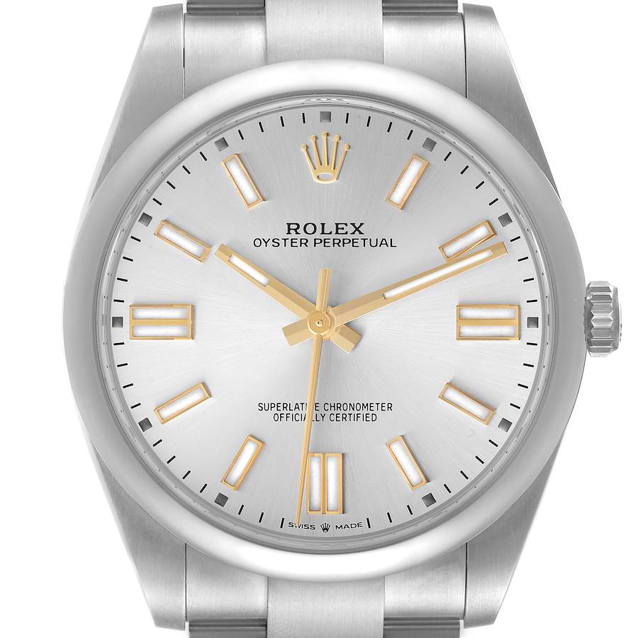 Rolex Oyster Perpetual 41mm Automatic Steel Mens Watch 124300 Unworn SwissWatchExpo
