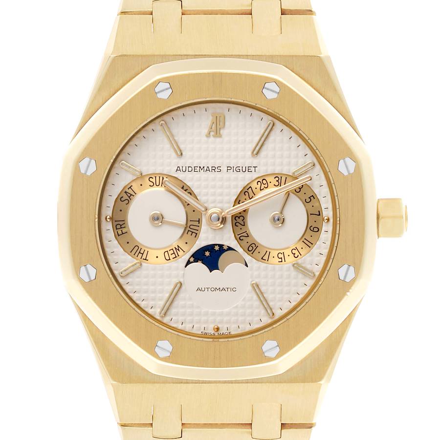 Audemars Piguet Royal Oak Yellow Gold Day Date Moonphase Mens Watch 25594BA SwissWatchExpo