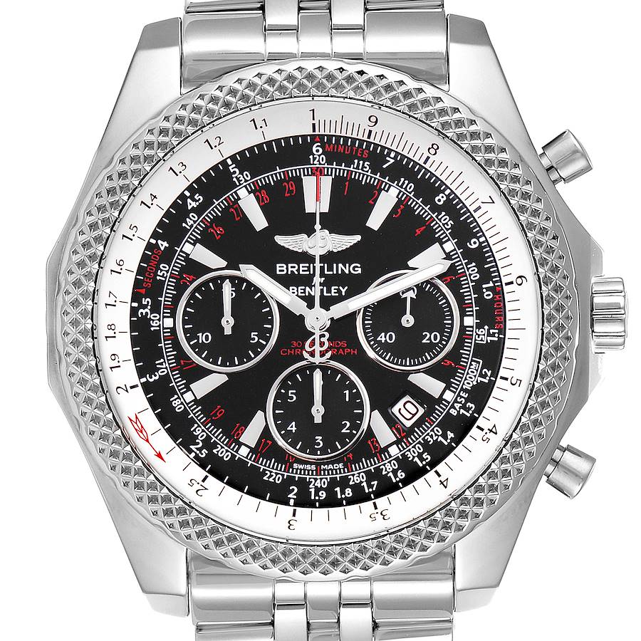 Breitling Bentley Motors Special Edition Chronograph Mens Watch A25364 Box Papers SwissWatchExpo