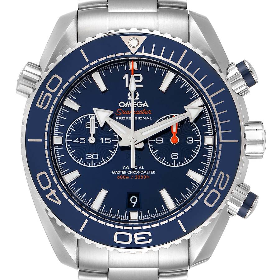 Omega Planet Ocean Blue Dial Mens Watch 215.30.46.51.03.001 Box Card SwissWatchExpo