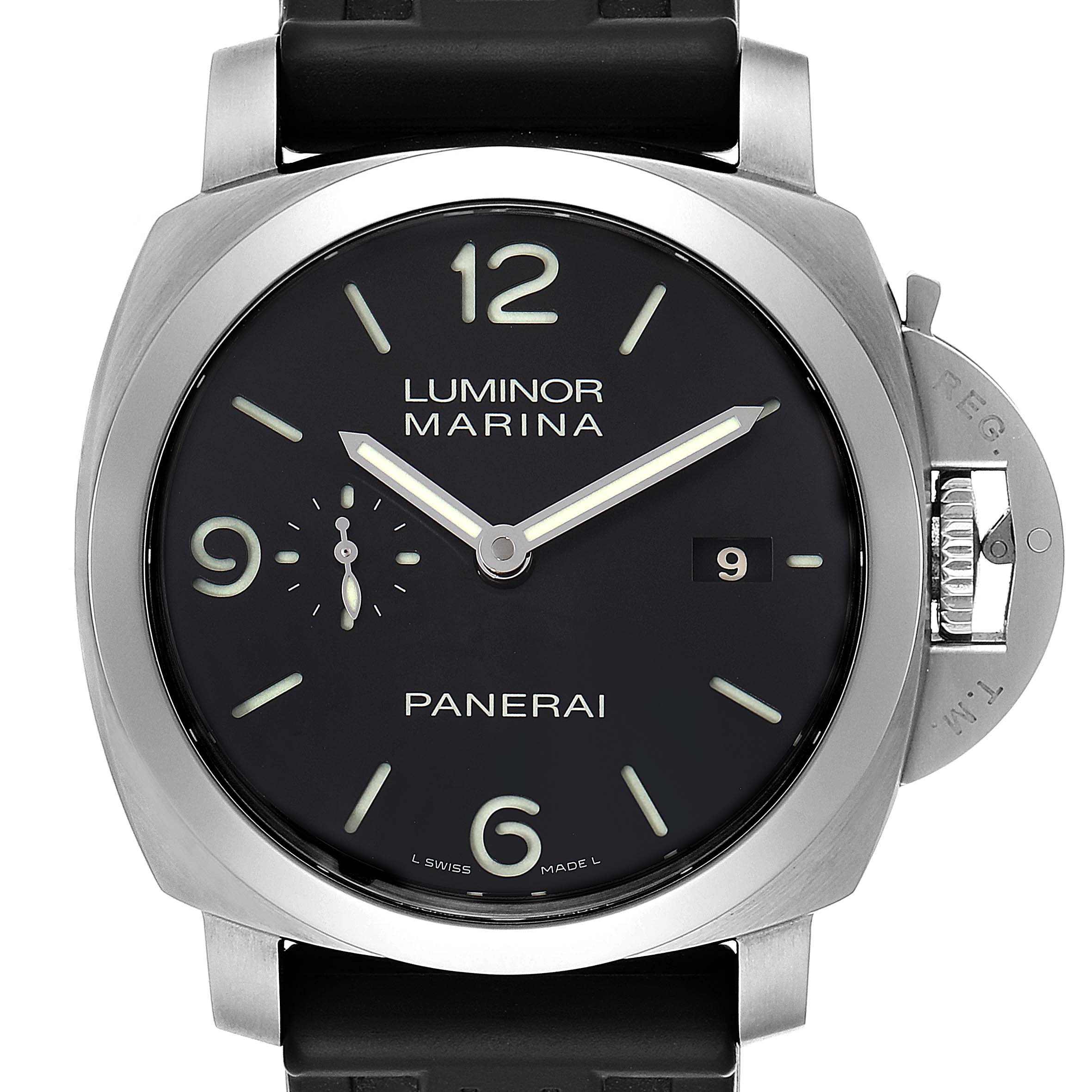 Panerai Luminor 1950 Marina Mens 44mm Watch PAM00312 Box Papers ...