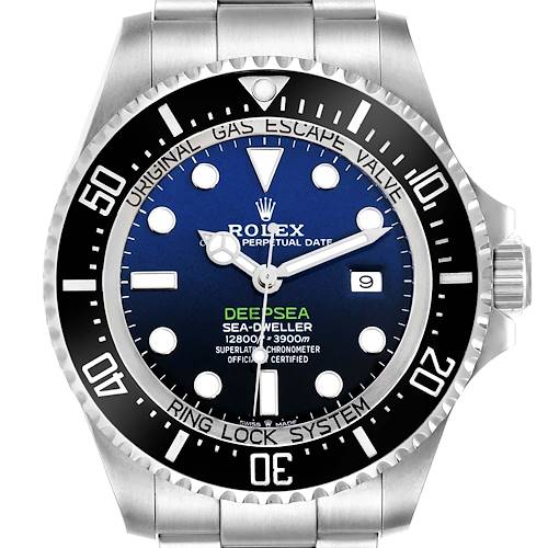 Photo of Rolex Seadweller Deepsea 44 Steel Cameron D-Blue Mens Watch 126660 Box Card