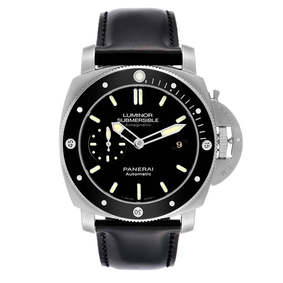 Panerai Luminor Submersible 1950 Titanium Amagnetic Mens Watch