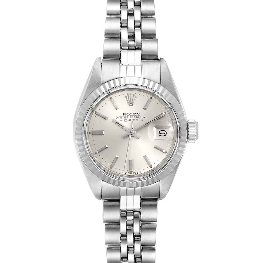 Rolex Datejust Steel White Gold Jubilee Bracelet Ladies Watch 6917 SwissWatchExpo