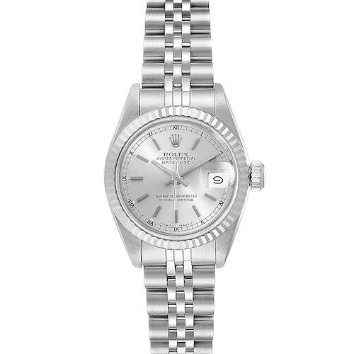 Photo of Rolex Datejust Steel White Gold Jubilee Bracelet Ladies Watch 69174
