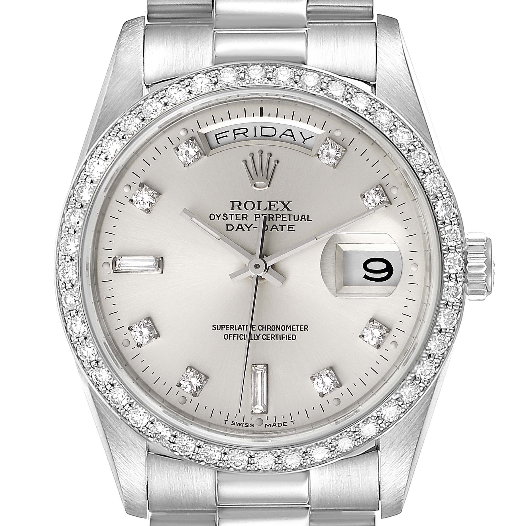 Rolex President Platinum 18346 | Stock 37861 | SwissWatchExpo