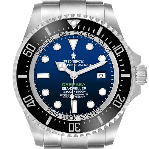 Photo of Rolex Seadweller Deepsea 44 Steel Cameron D-Blue Mens Watch 126660 Box Card