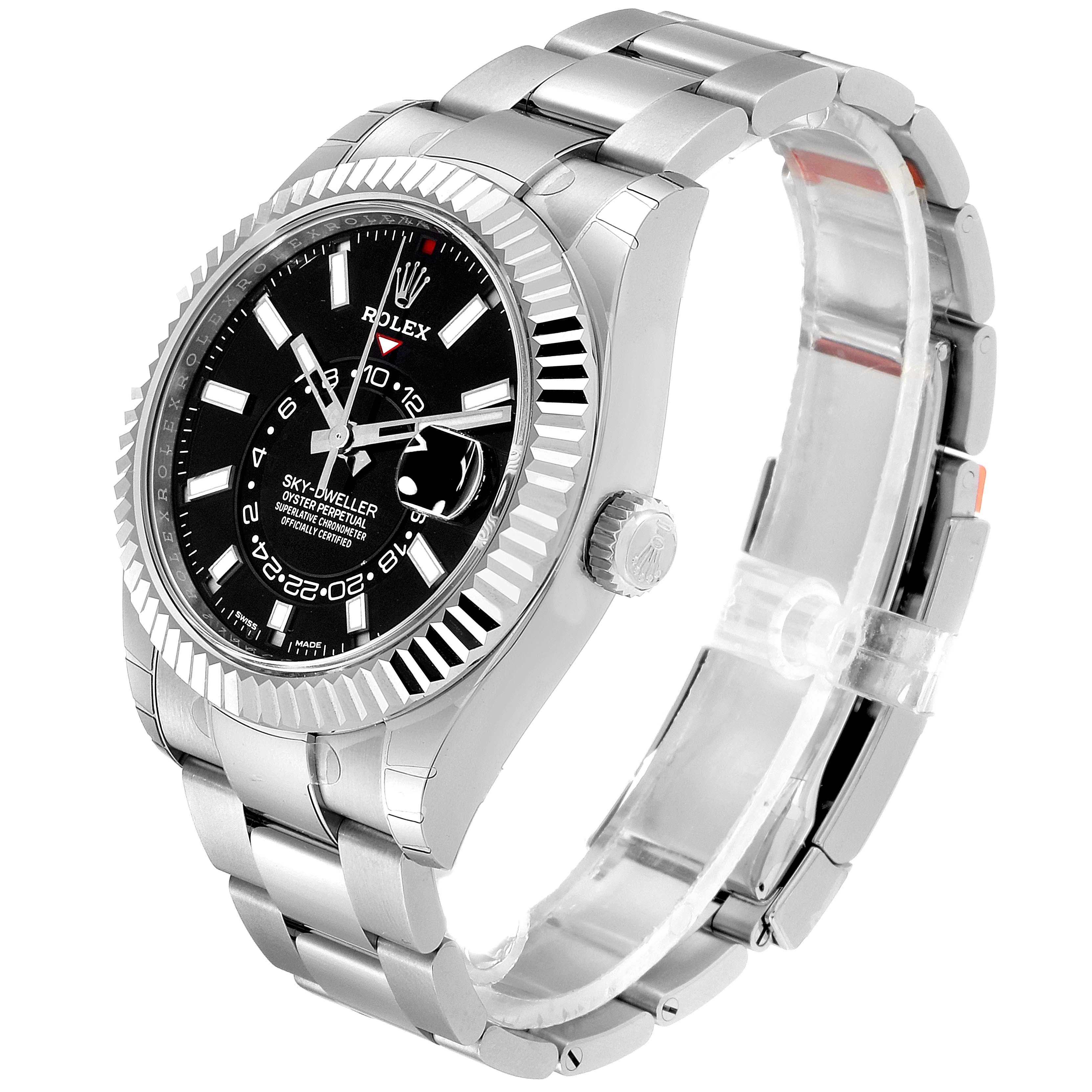 rolex sky dweller black dial price