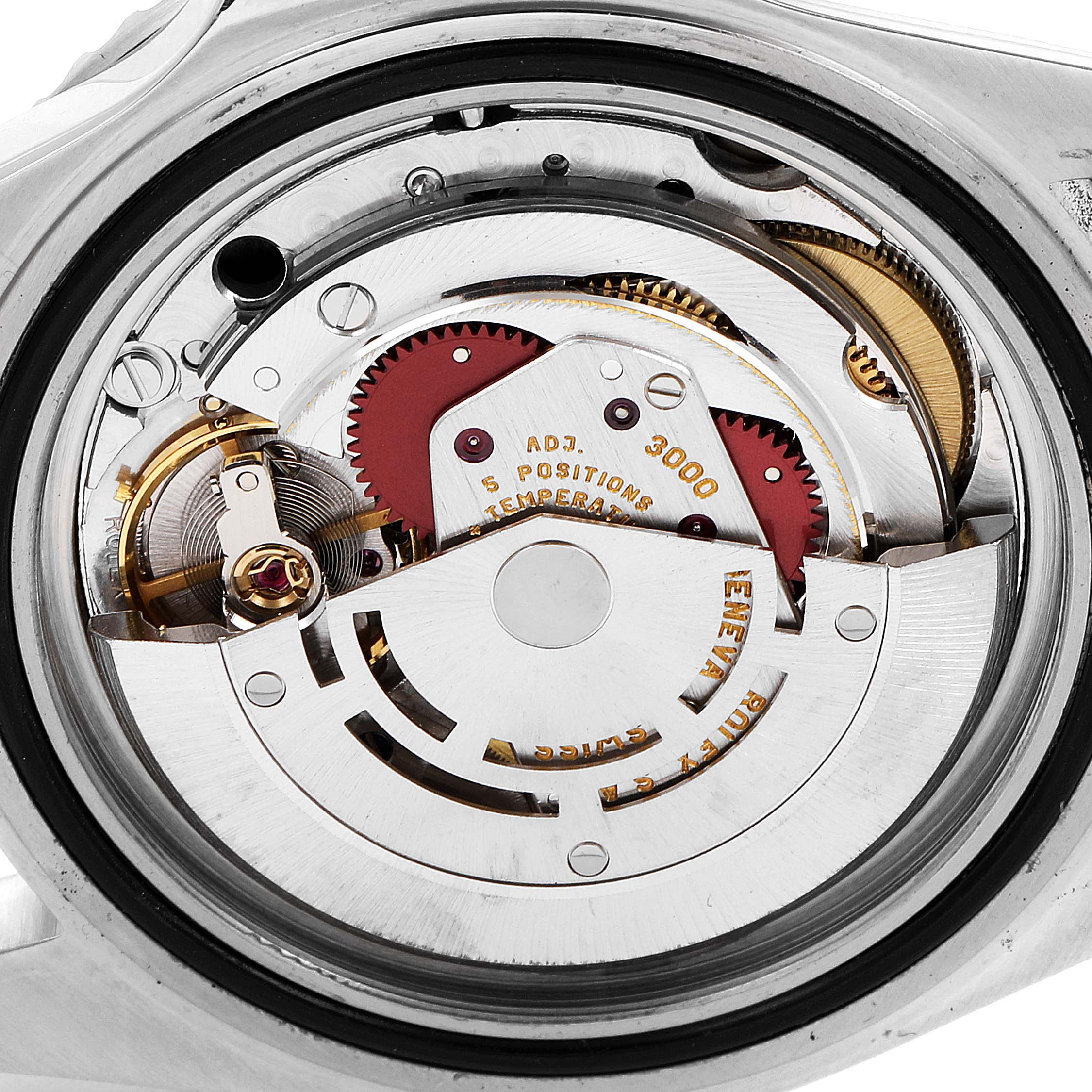 This image shows the movement mechanism of a Rolex Submariner 14060 Men
s Stainless Steel Black Dial 14060 Men
s Stainless Steel Black Dial watch, viewed from the back.