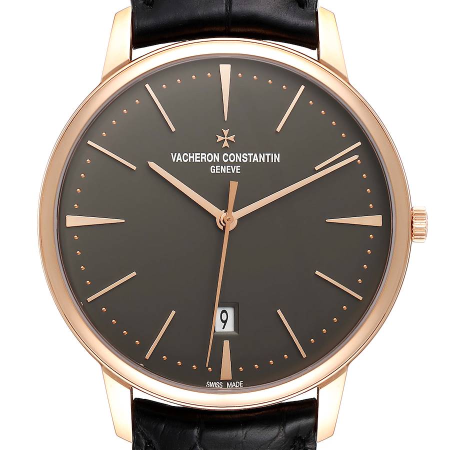 Vacheron Constantin Patrimony 40mm Rose Gold Mens Watch 85180 Unworn SwissWatchExpo