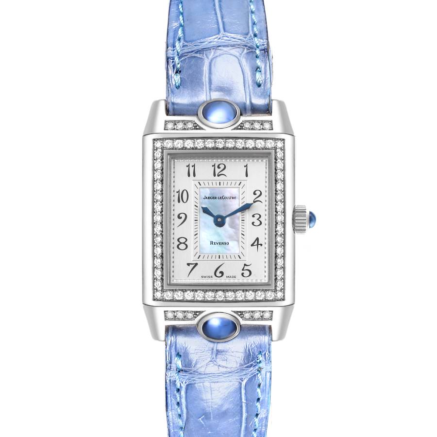 Jaeger LeCoultre Reverso Joaillerie White Gold Diamond Ladies Watch 267.3.86 Q2623403 SwissWatchExpo