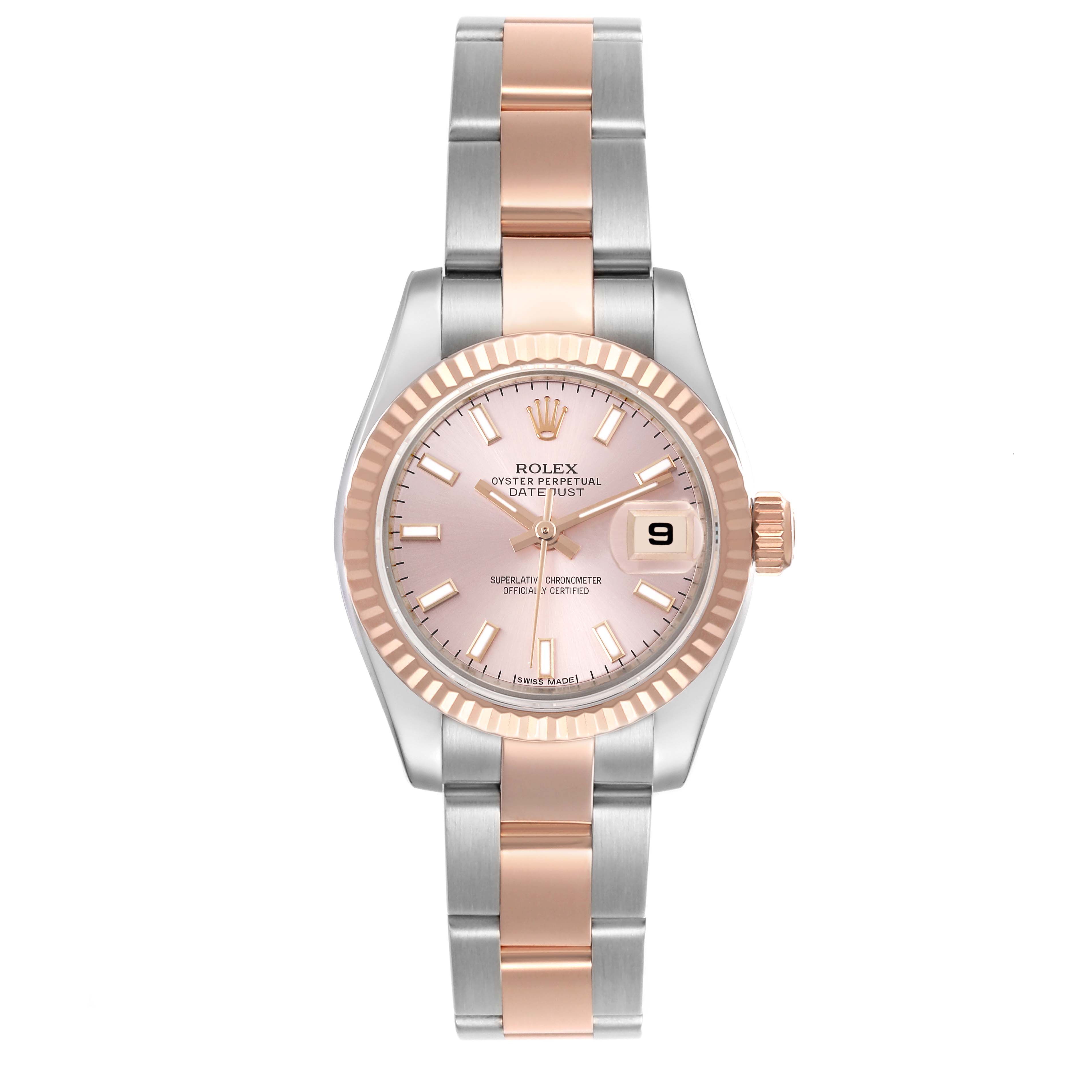 ROLEX シルク ストール ピンク rolex-lady-datejust-28-white-