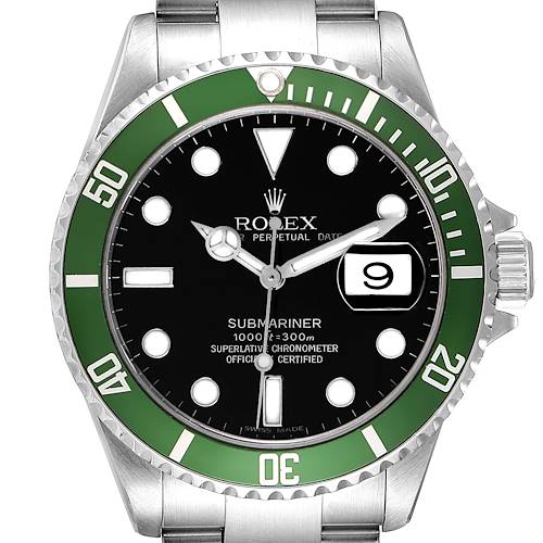 Photo of Rolex Submariner Green 50th Anniversary Watch 16610LV