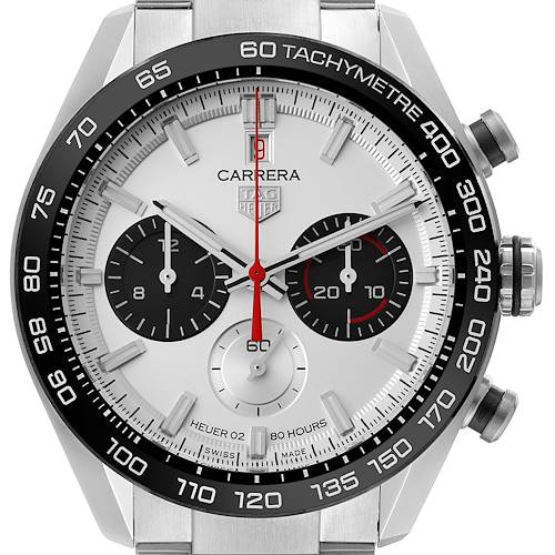 Photo of Tag Heuer Carrera Anniversary Limited Edition Steel Silver Dial Mens Watch CBN2A1D Unworn