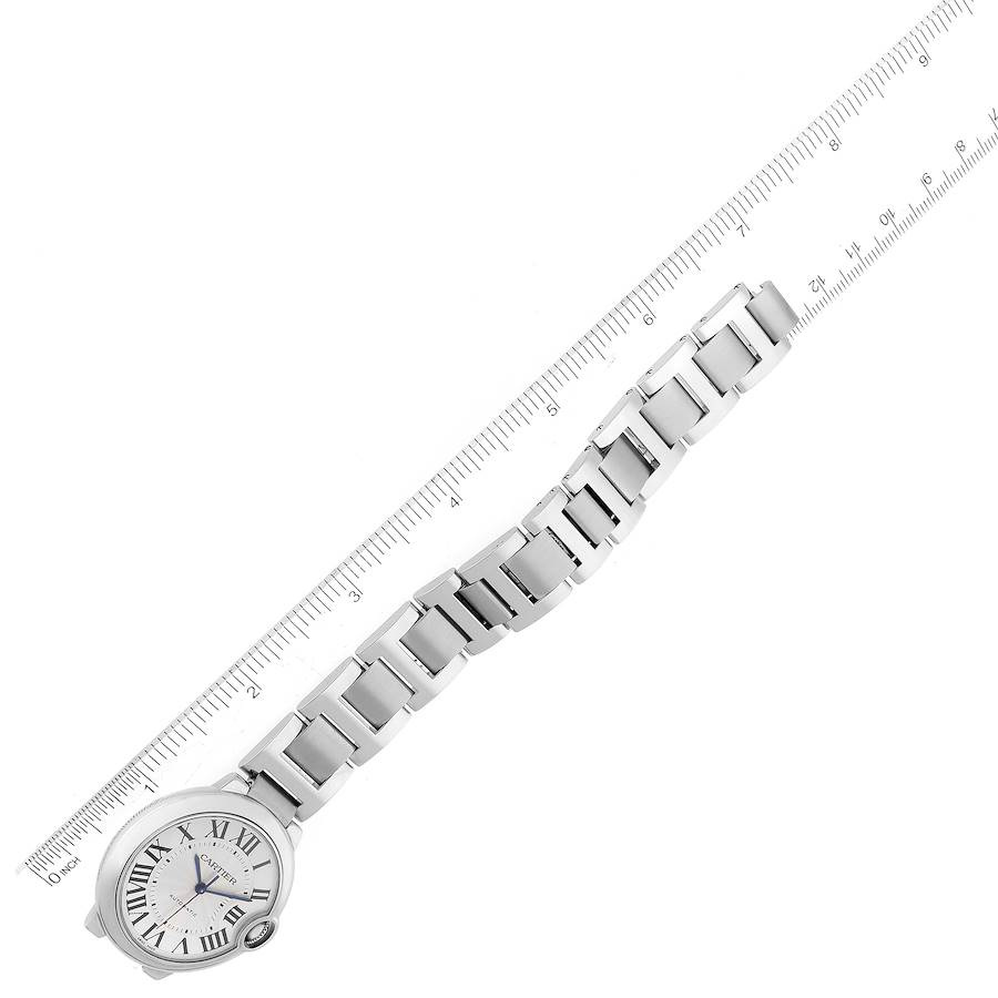 Cartier Ballon Bleu Midsize Silver Dial Steel Ladies Watch