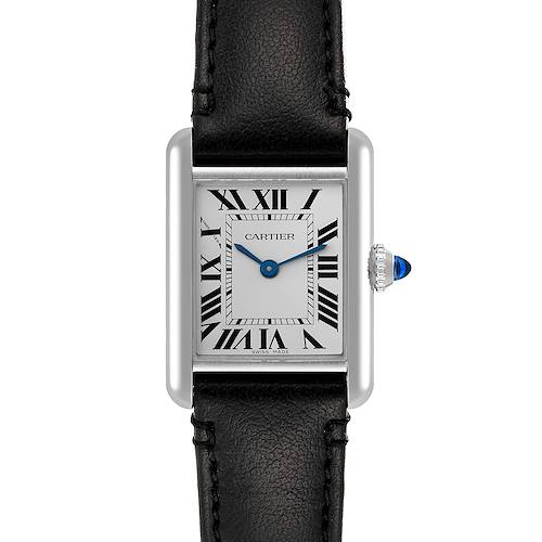 Photo of Cartier Tank Must Small Steel Silver Dial Ladies Watch WSTA0060