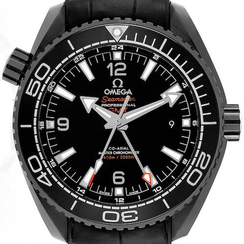 Photo of Omega Planet Ocean GMT Ceramic Mens Watch 215.92.46.22.01.001 Box Card
