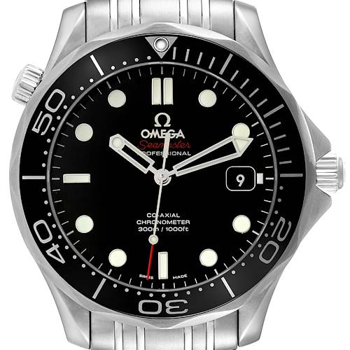 Photo of Omega Seamaster Diver 300M Black Dial Steel Mens Watch 212.30.41.20.01.003